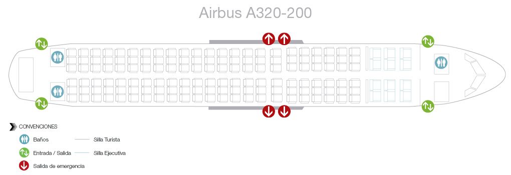 Avianca A320 Seat Map Avianca, The Largest Colombian Airline - Colombiainfo